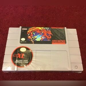 THINKGEEK 2018 NWT SZ XL NINTENDO SUPER METROID CASE WALL ART W ADJLT T SHIRT